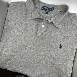 Polo Ralph Lauren Basic Polo shirt‎ with Logo Gray size Xl